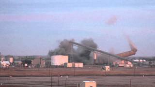 Celanese Demolition in Pampa Texas [upl. by Shipman664]