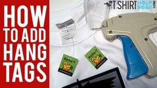 How to add Hang Tags to your T Shirts [upl. by Ira]