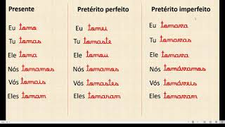 PRETÉRITO PERFEITO E PRETÉRITO IMPERFEITO 5º ANO [upl. by Ducan]