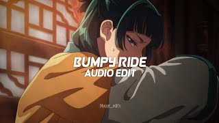 bumpy ride  mohombi「edit audio」 [upl. by Aynwat]