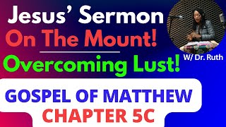 Lessons From Jesus How to Deal with Lustful Desires Matthew Chapter 5 Part C Dr Ruth Tanyi [upl. by Dietsche]