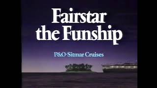 Australian PampO Fairstar cruises TV commercial ad 1989 [upl. by Inatirb]