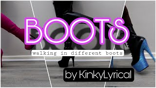 BOOTS  Modeling different boots [upl. by Wyly259]