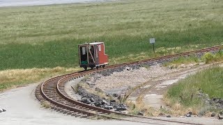 Inselbahn Schmalspurbahn Dagebüll Oland Langeneß Halliglore Lore 4 [upl. by Ynavoeg352]