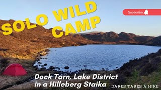 Dock Tarn Solo Wild Camp April 23 in a Hilleberg Staika [upl. by Adrian211]