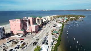 Fort Myers Beach  Bowditch Point Park Aerial View [upl. by Trini]