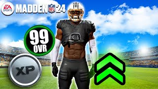 BEST FASTEST LEVEL UP METHOD REACH 99 OVR DO THIS NOW MADDEN 24 SUPERSTAR  ESG FOOTBALL 24 [upl. by Takara]