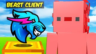 El Nuevo Beast Client NO PREMIUM tiene COSMÉTICOS GRATIS y SUBE FPS en MINECRAFT [upl. by Arodasi]