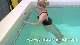 Hydrotherapy Exercises  Lumbar spine stretches [upl. by Dario]