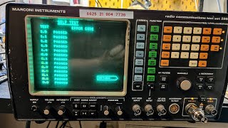 Marconi 2955 Test Set Demo and PLL Repair [upl. by Primalia793]