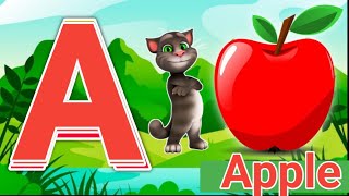 A for apple  अ से अनार  abcd  phonics song  a for apple b for ball c for cat  abcd song  abcde [upl. by Natika]