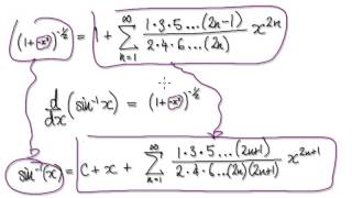 Video 2810  Maclaurin series arcsin x  Part 33 [upl. by Trebeh]