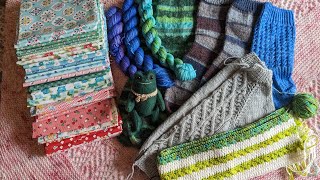 Stitched by Mrs D knitting and crochet podcast episode 41  sorry its a long one [upl. by Walford702]