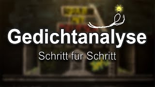 Gedichtanalyse  Schritt für Schritt [upl. by Zelig]