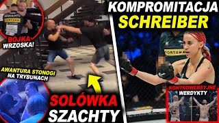 BRUTALNE K0NFRONTACJE W OKTAGONIE I ZA KULISAMI CLOUT MMA 5 ZAŁĘCKI MARCOŃ SCHREIBER AJ [upl. by Kariv]