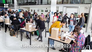 Elecciones 2023 en la Universidad Nacional de Hurlingham [upl. by Kendra76]