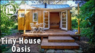 Lady Builds Affordable Tiny House to Live in Expensive California [upl. by Grimona]