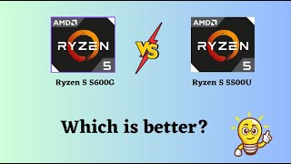 AMD Ryzen 5 5600G vs 5500U Ultimate Performance Comparison [upl. by Sully]