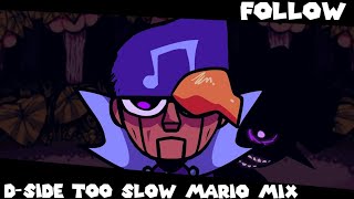 follow fnf vs misfires Mario mix d side gameplay FC [upl. by Verge]