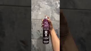 How To Use Pee Safe Toilet Seat Sanitizer  Where To Use Toilet Seat Sanitizer Spray  Pee Safe [upl. by Scales]