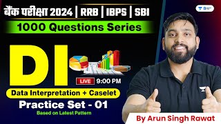 1000 Data Interpretation Series  Caselet DI  Practice Set  1  IBPS  SBI  RRB POCLERK 2024 [upl. by Jami]