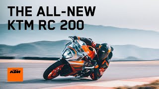 The ALLNEW 2022 KTM RC 200  Racetrack DNA for the Street  KTM India [upl. by Etnovaj]