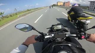 MT10 vs GSXR1000 Speeding [upl. by Armalla]