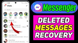 How to Recover Deleted Messages on Messenger  Recover deleted messages on Facebook 2023 [upl. by Avon]