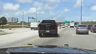 Wild Police Chase in MiamiDade Ends With Multiple Crashes [upl. by Tound]