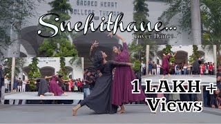 Snehithane  Alai Payuthe  Dance Cover  Malavika Namboothiri  Arya Suresh [upl. by Ahsikam]