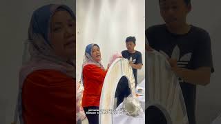 Pemansangan pelamin sanding didalam dewan  pelamin wedding pelaminsanding fyp [upl. by Icnan918]