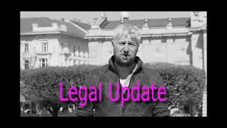 Lloyd Evans talks about himself in the third person as he gives a Legal Update allegedly [upl. by Domini]