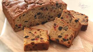 Mixed Fruit Cake with Rum Christmas Fruit Cake 2020 酒香杂果蛋糕 [upl. by Seaman]