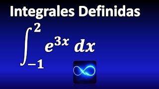 05 Integral definida de exponencial cambio de variable y cambio en límites de integración [upl. by Eurd]