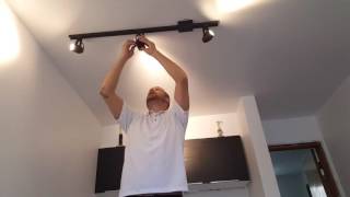 Converting track lighting to LED lights [upl. by Lemrej]