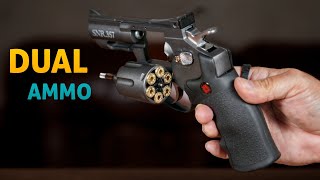 Dual Ammo Air Revolver Crossman SNR 357  No License required [upl. by Ji33]