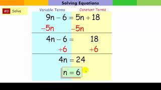 Solving MultiStep Equations [upl. by Longwood336]