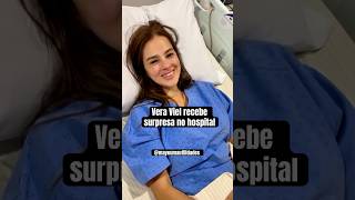 Vera Viel recebe surpresa 🥰 veraviel rodrigofaro cancer saude familia [upl. by Nawiat978]