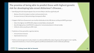 Polygenic Risk Score Analysis for Alzheimers Disease Risk [upl. by Cychosz]