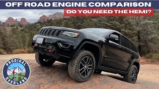 Off Roading  57L HEMI vs 36L Pentastar  Jeep Grand Cherokee [upl. by Aurthur781]