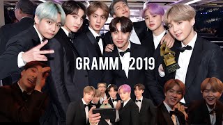 BTS Grammy award 2019 jungkook got emotional  practice for interview RM became Teacher [upl. by Knobloch146]