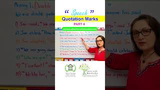 Using Speech Marks  Punctuating Direct Speech  EasyTeaching english writing punctuation speech [upl. by Nodnil292]