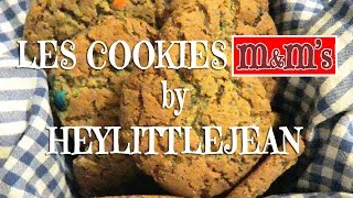 Recette des Cookies au MampMs  HeyLittleJean [upl. by Wainwright]