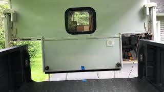 Loading my Northstar Truck Camper onto my Chevy truck [upl. by Oiled]