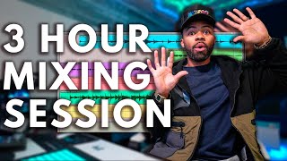 Mixing A Song From Start To Finish 3 Hour Session [upl. by Meeks]