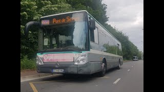 RATP Paris  8729  Irisbus Citelis 12 EEV ZF [upl. by Akvir]