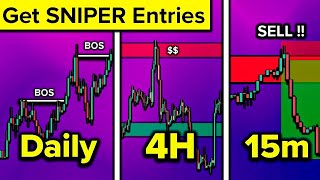 Simple and Profitable Top Down Analysis STRATEGY for sniper entries [upl. by Toback]