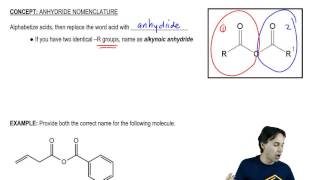 Anhydride Nomenclature [upl. by Eimoan]