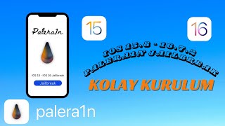 iOS 158  iOS 1672 Jailbreak Nasıl Yapılır PALERA1N JAİLBREAK [upl. by Lotz]