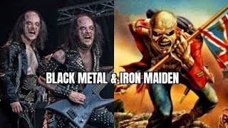 LOS GEMELOS DEL BLACK METAL CONOCEN A IRON MAIDEN [upl. by Naneek]